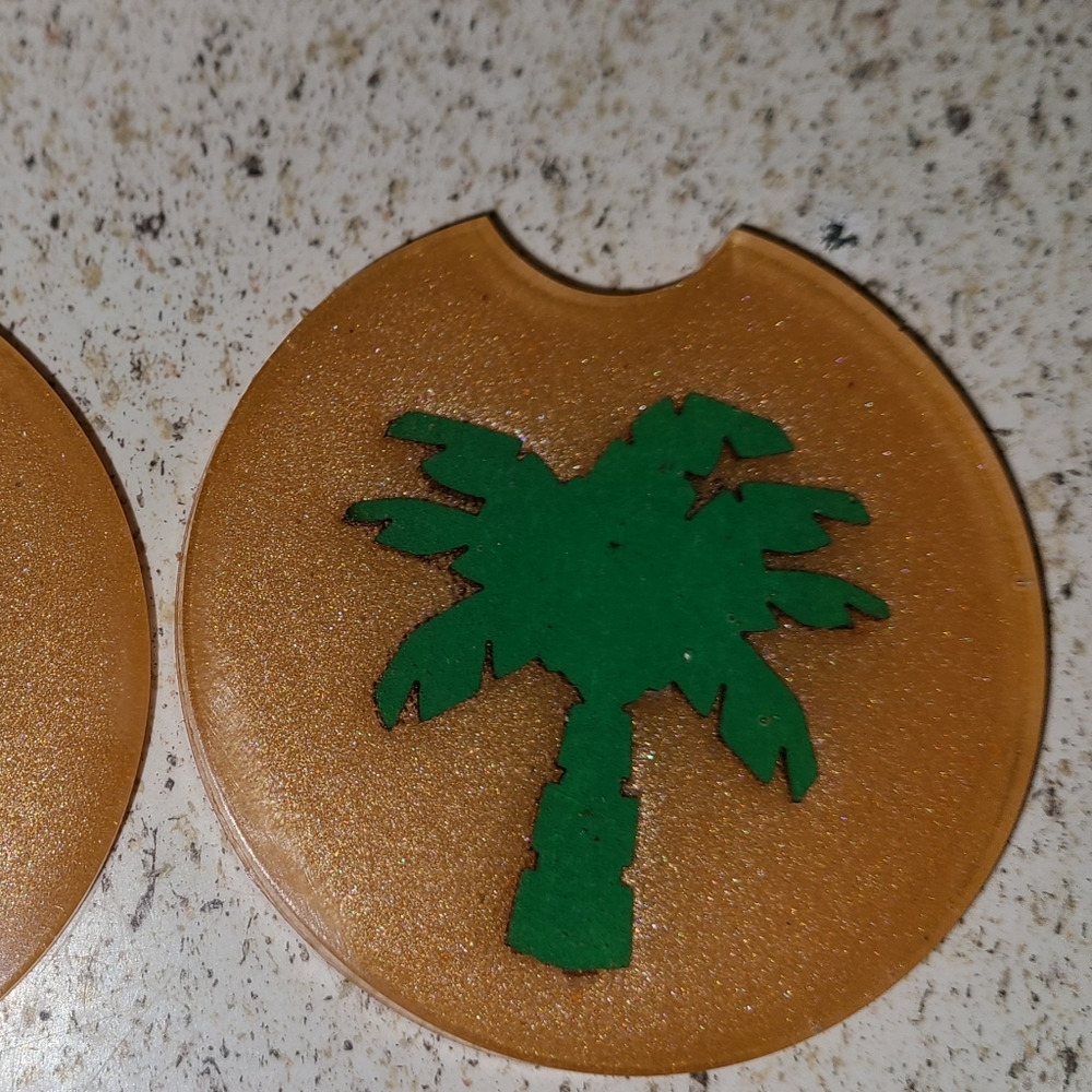 Set of 2 car coasters
